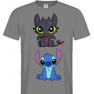  Tricou Toothless and Stitch