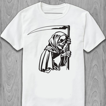 Tricou Death cu un bumbac înclinat