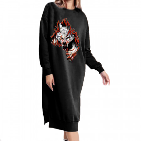 Rochie midi Wolf de calitate superioara