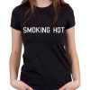 Tricou din bumbac fierbinte de fum