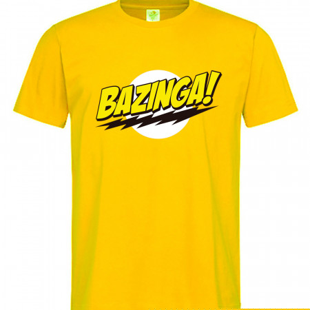 Tricou Sheldon Cooper Big Bang Theory Bazinga! bumbac