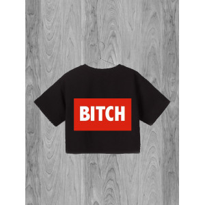Crop top de cățea