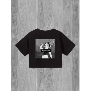 Crop top Adio cățea!