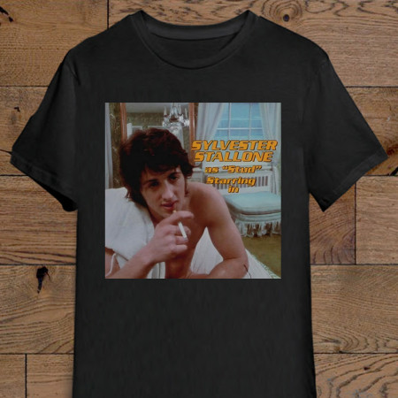 Tricou Sylvester Stallone din bumbac