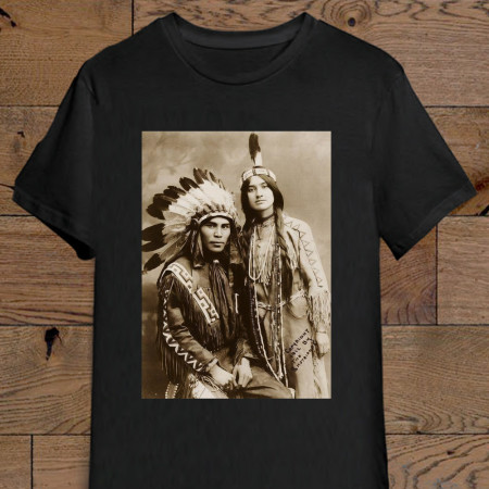 Tricou din bumbac Istoria indienilor nativi