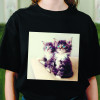 Tricou Pisicuțe cu ochi albaștri din bumbac