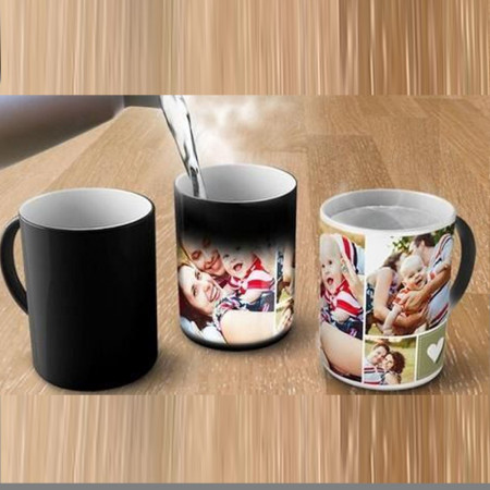 Cana magică Chameleon Tank (cupă) cu designul tău este din ceramică