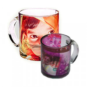 Cana de sticlă (cupă) cu designul tău. Photo 2