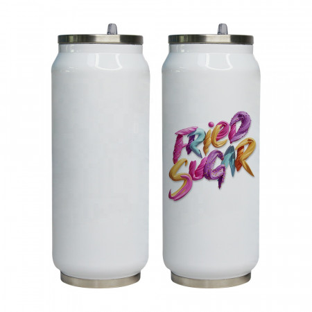 Cană termos „Coca Cola” din metal de înaltă calitate cu imprimarea ta (500 ml).
