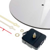 Ceas pentru sublimare lemn perete rotund 290 mm 6 mm