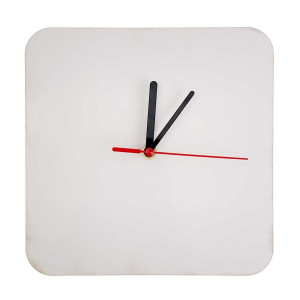 Ceas pentru sublimare lemn perete pătrat 228*228*6 mm