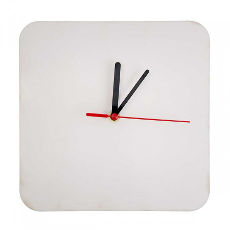 Ceas pentru sublimare lemn perete pătrat 228*228*6 mm