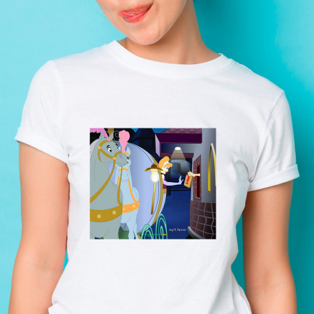 Tricou Cenușăreasa din bumbac Macdonald