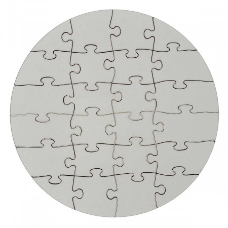 Puzzle sublimare rotund (d = 20 cm) 42 elemente