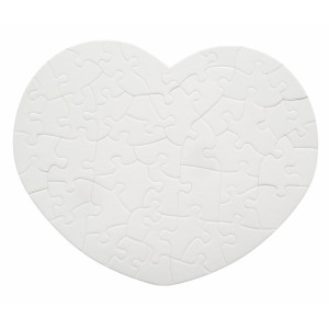 Puzzle pentru sublimare inimă (19 * 24 cm) 60 elemente