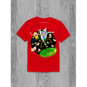 Tricou Rick și Morty cu pisici. Photo 3