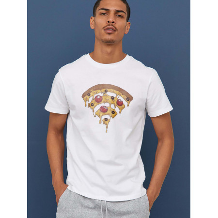 Tricou Bucata de bumbac pizza