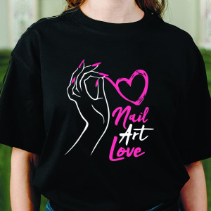 Tricou Nail Art Love