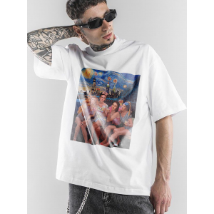 Tricou Picture-meme: Mona Lisa, Fata cu un cercel de perle