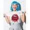 Tricou cu buze suculente. Photo 1