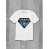 Tricou din bumbac Diamante