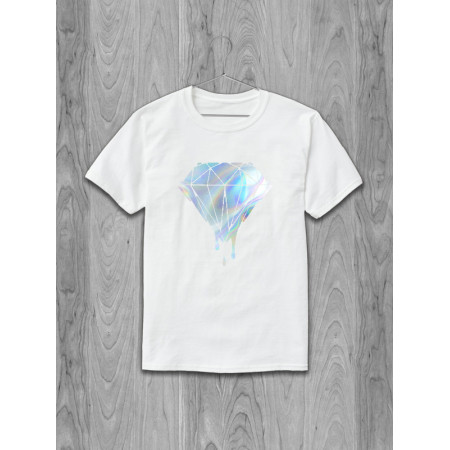 Tricou din bumbac Diamante