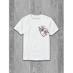 Tricou Inimă în trandafiri