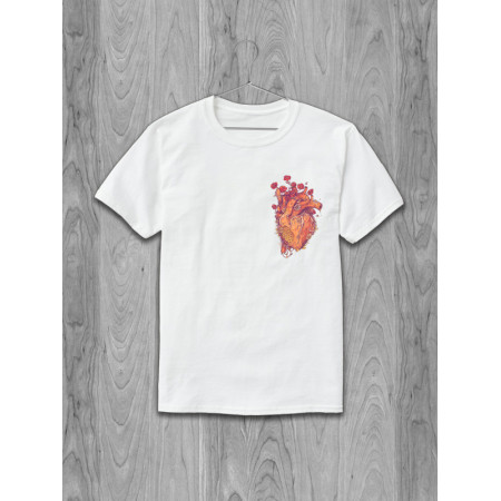 Tricou din bumbac inimă