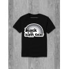 Tricou Negru este bumbacul de culoarea mea fericită (curcubeu negru).