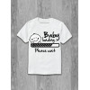 Tricou pentru gravide Incarcare bebelusi. Vă rugăm să așteptați de înaltă calitate