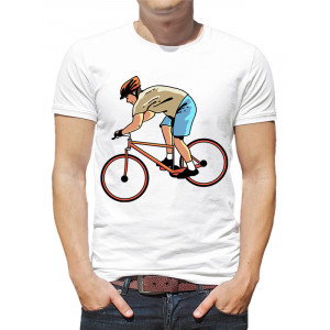 Tricou Ciclist cu cască art