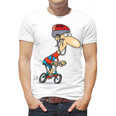 Tricou din bumbac Cyclist art-meme