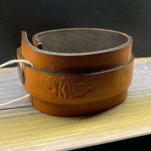 Bratara lata din piele Knockwood. Photo 2