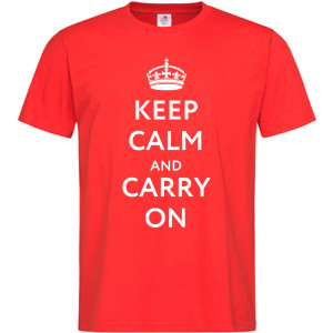 Păstrează-te calm și continuă cu tricou. Photo 2