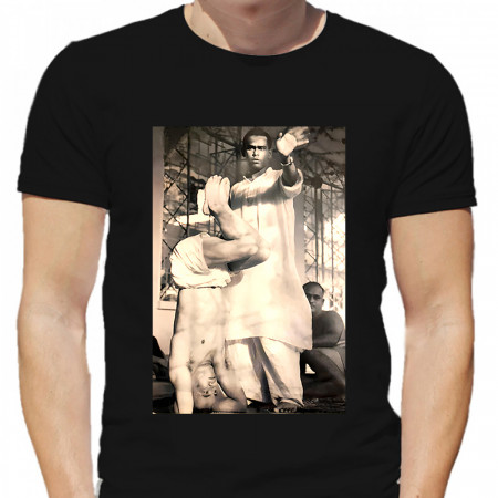 Tricou pentru tineret Vishnudevananda Saraswati Gira Liquid Photo - Yoga Bumbac
