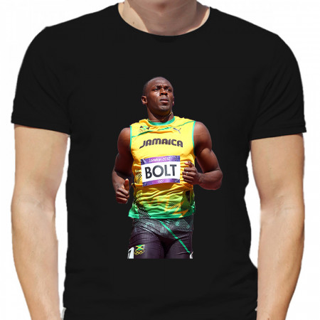 Tricou Usain Bolt Jamaica bumbac