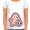 Tricou pentru femei însărcinate Viitorul fotbalist de înaltă calitate