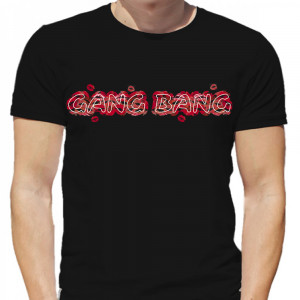 Tricou și buze Gang Bang