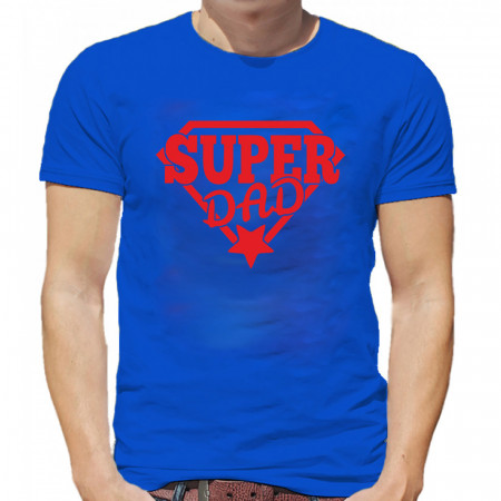 Tricou bărbătesc din bumbac Super dad