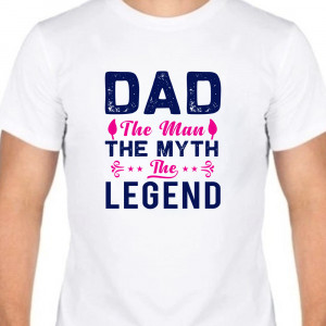 Tricou bărbați Tata - bărbatul - mitul - legenda