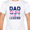 Tricou bărbați Tata - bărbatul - mitul - legenda. Photo 1