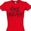 Tricou pentru femei Wine not? bumbac