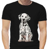 Tricou din bumbac catelus dalmatian