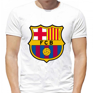 Tricou FCB pentru bărbați - Logo Barcelona