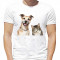 Tricou bărbați Cat and dog. Photo 1