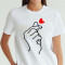 Tricou Mână cu inimă. Photo 1