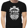 Tricou iulie 1958 65 ani bumbac
