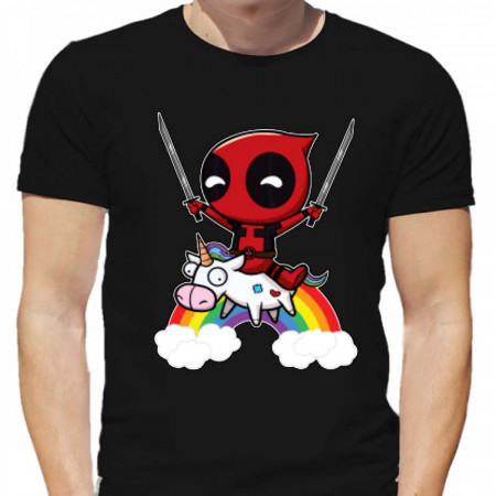 Tricou cu unicorn din bumbac Deadpool