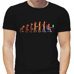 Tricou Human evolution pentru bărbați și femei