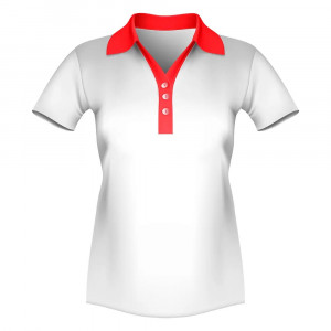 Tricou polo dama pentru sublimare. Photo 2
